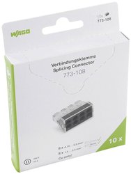 Złącze do puszki podtynkowej WAGO 773-108, PIN: 8, 400 V, 24 A, 10 szt.