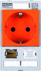 Wkładka kombi 1-krotna, Niemcy lub 1 x RJ45 + 1 x wykrój danych  Murrelektronik Modlink MSDD 4000-68000-4620001 1 szt.