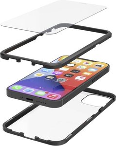 Hama ''Magnetic+Glas+Displayglas'' Futerał backcase Apple iPhone 12 mini przeźroczysty
