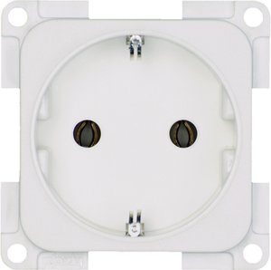 Gniazdo z uziemieniem inprojal elektrosysteme 102556, biały 1 szt.