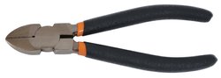 Cążki boczne z miękkim uchwytem, 180 mm długości, tnie do 2 mm Ø średnio twardych drutów Szczypce boczne AVIT AV06010 AV06010, 180 mm, do warsztatu