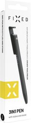 Długopis FIXED 3w1 z powierzchnią antybakteryjną czarny Rysik do ekranu dotykowego FIXED FIXPEN-BK, czarny