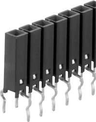 Listwa złączy żeńskich (standardowa) Ilość rzędów: 1 Ilość pin w rzędzie: 5 Fischer Elektronik BL11/254/5Z 1 szt.