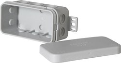 Skrzynka przyłączeniowa F-Tronic E126, IP54, (D x S x W) 75 x 37 x 40 mm, szary błyszczący, 10 szt.