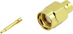 Złącze SMA Conrad Components 50 Ω złącze męskie proste 1 szt.