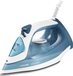 Żelazko parowe Philips 3000 Series DST3011 / 20, 2.100 W, z ceramiczną stopą, pionowa para, niebieska Żelazko parowe Philips DST3011/20 1 szt.