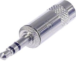 Złącze męskie jack 3,5 mm NYS 231 Rean AV NYS 231 złącze męskie proste Ilość styków: 3 stereo srebrny 1 szt.