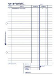 Avery Zweckform 318 rachunki kasowy, DIN A5, biały Formularz kasowy Avery-Zweckform 318, 50 ark.