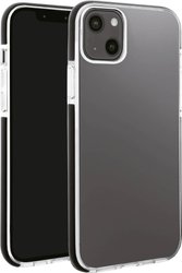 Vivanco Rock Solid Futerał backcase Apple iPhone 13 Mini przeźroczysty, czarny Ładowarka indukcyjna, Odporny na wstrząsy