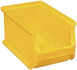 Skrzynka magazynowa Allit  456210  (S x W x G) 150 x 125 x 235 mm żółty 1 szt.