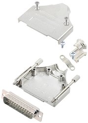Zestaw listew męskich D-Sub encitech MHDM-25-DBP-W-K 6355-8005-03, rzędy: 2, styki: 25, 180 °, 1 szt.