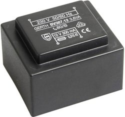 Transformator do PCB, EI 38/13,6  Gerth PTG381202 230 V N/A N/A 3.6 VA