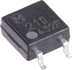 Przekaźnik PhotoMOS seria AQY_SOP Panasonic AQY210ST, 4-pin, 350 V/DC/AC 120 mA