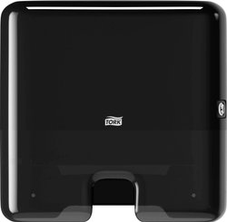 Dozownik Xpress mini do ręczników papierowych składanych wielokrotnie H2, wyjmowanie pojedynczych arkuszy, czarny 552108 Dozownik na ręczniki TORK 552108 1 szt.