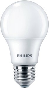 Żarówka LED Philips zastępuje 60 w, E27, ciepła biel (2700 K), 806 lumenów, standardowy kształt, 4 sztuki Żarówka LED Philips Lighting 77463900 E-27 8 W = 60 W 806 lm ciepła biel 4 szt.