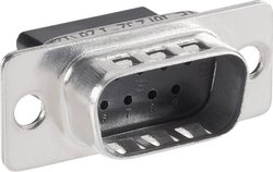 Złącze męskie D-SUB TE Connectivity 167294-1, proste, 25 pin, do zaciskania