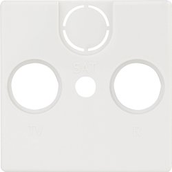 Osłona REV gniazda antenowego Quadro REV 0236630106, biały