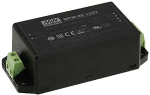 Seria zasilaczy impulsowych MEANWELL serii MPM-90 Medyczna enkapsulowana pojedyncza moc wyjściowa: 90W Zasilacz AC/DC do zabudowy Mean Well MPM-90-12ST MPM-90-12ST 6.7 A 80.4 W 12 V/DC  1 szt.