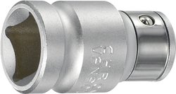 Przejściówka Toolcraft, 10 mm szcześciokąt/ 12,5 mm czterokt