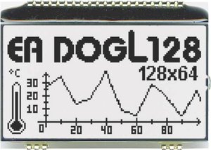 Wyświetlacz LCD DISPLAY VISIONS EADOGL128W-6    (S x W x G) 68 x 51 x 2.8 mm