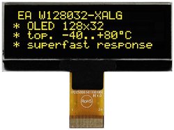 Wyświetlacz OLED DISPLAY VISIONS EAW128032-XALG    (S x W x G) 62 x 24 x 2.35 mm