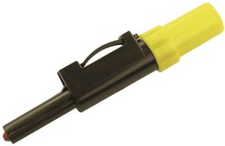 Złącze bananowe SKS Hirschmann SLS 10 B  żółte