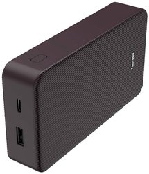 Zasilacz „Color 20”, 20000mAh, 2 wyjścia: USB-C, USB-A, śliwkowy Powerbank Hama  20000 mAh Fast Charge LiPo