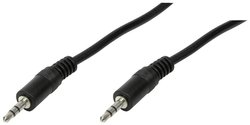 Kabel przyłączeniowy audio stereo, 0,2m Kabel Jack LogiLink CA1048  0.20 m