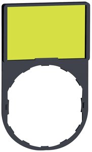 Uchwyt do etykiety Schneider Electric ZBY6102, 50 x 30 mm, biały/żółty