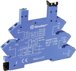 Gniazdo przekaźnika Finder 93.51.7.024 93.51.7.024, 1 szt.