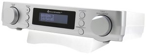 Radio do zabudowy soundmaster UR2022SI DAB+, UKW funkcja budzika srebrny