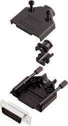 Zestaw listew męskich D-Sub TRU COMPONENTS TCDTPKP15HDP26K 7709012, rzędy: 3, styki: 26, 180 °, 1 szt.