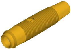 Gniazdo bananowe SKS Hirschmann KUN 30, O 4 mm, 16 A, 60 V, żółte