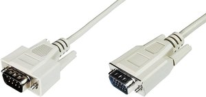 Kabel VGA Digitus AK-310100-030-E, ze złączem śrubowym, 3.00 m