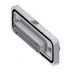 Złącze żeńskie D-Sub Deltron Connectors DTSWM25SZ/2M85UN, rzędy: 2, styki: 25, 180 °, 1 szt.