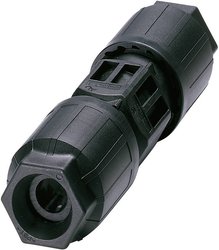 Złącze męskie okrągłe Phoenix Contact QPD C 4PE2,5 2X6-11 BK 1403838, styki:4 + PE, 690 V, 20 A, 1 szt.