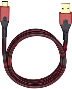 Kabel USB Oehlbach USB Evolution C3, USB 3.2 Gen1 (USB 3.0), Złącze męskie USB-A, Złącze męskie USB-C®, 1.00 m