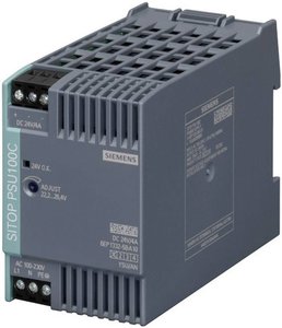Zasilacz na szynę DIN Siemens SITOP PSU100C 24 V/4 A 6EP1332-5BA10  24 V/DC 4 A 96 W Ilość wyjść:1 x