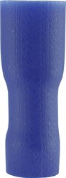 Konektor żeński, pełna izolacja PCW, tuleja, 4.8x0.8 mm, 1.5-2.5 mm2, niebieski