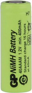 Akumulator specjalny GP Batteries 110560, NiMH, 400 mAh, 1.2 V, 1 szt.