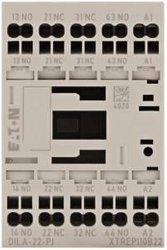 Stycznik pomocniczy Eaton Hilfsschütz DILA-22(230V50HZ,240V60HZ)-PI 199214, 4 A, 1 szt.