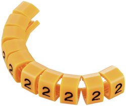 Oznacznik kablowy TRU COMPONENTS TC-MB2/2203 1593424, poliamid, 4 do 5.10 mm, 10 szt.