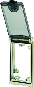 Rama montażowa wykonana z jednego metalu, matowa, niklowana i przezroczysta  Murrelektronik Modlink MSDD 4000-68213-0000000 1 szt.