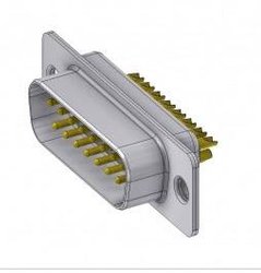 Złącze męskie D-Sub Deltron Connectors DT 15 PZ/2, rzędy: 2, styki: 15, 180 °, 1 szt.