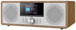 Radio internetowe z odtwarzaczem CD Denver MIR-270DW Internet, DAB+, UKW drewno (ciemny)