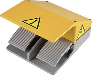 Przełącznik nożny TRU COMPONENTS TC-6648036, 2 pedały, 1 szt.