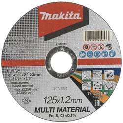 Zestaw tarcz tnących Makita  E-10724-10 125 mm 10 szt.