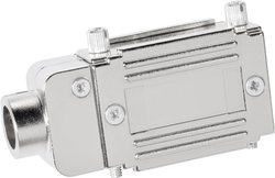 Obudowa adaptera D-SUB Ilość styków: 9 tworzywo sztuczne, metalizowane 90 ° srebrny Provertha 77092M 1 szt.