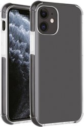 Vivanco RSCVVIPH12M/PT Futerał backcase Apple iPhone 12, iPhone 12 Pro czarny, przeźroczysty Ładowarka indukcyjna, Odporny na wstrząsy, Wodoodporny
