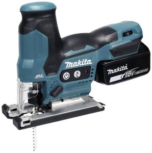 Akumulatorowa wyrzynarka wahadłowa Makita DJV185RF1J 18V / 3.0 Ah, 1 akumulator + ładowarka w MAKPAC  Piła wahadłowa akumulatorowa Makita  DJV185RF1J